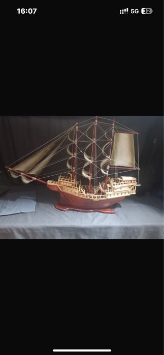 Продам корабаль, ручная сборка новый