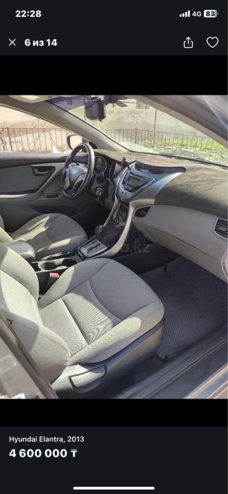 Машина elentra 2013