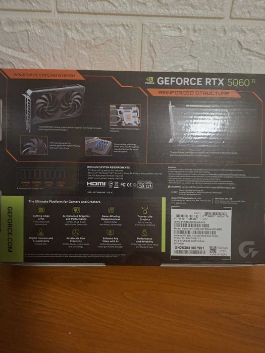 placa video rtx 5060ti 8gb cu garantie sigilata