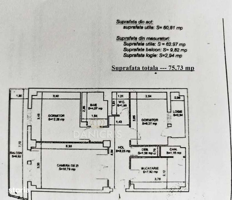 Apartament 3 camere – Tomis 2 / Spitalul Județean, Constanța