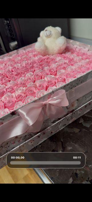 Vand buchet imens de trandafiri din sapun, cu usulet