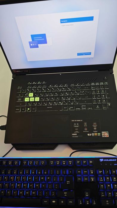 Геймърски лаптоп ASUS TUF A17/ RYZEN 7 6800H/ RTX 3070 / 16GB RAM / WINDOWS 11