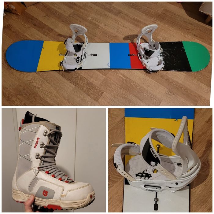 Placa snowboard Burton 162 + legături Burton EST + boots Burton 45