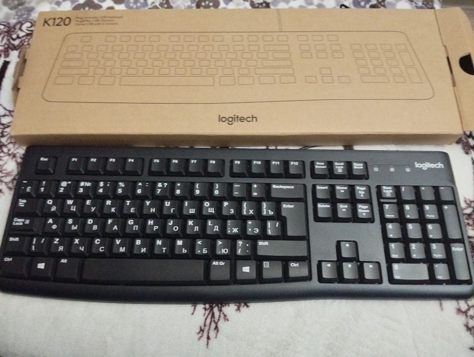 Клавиатура офисная logitech