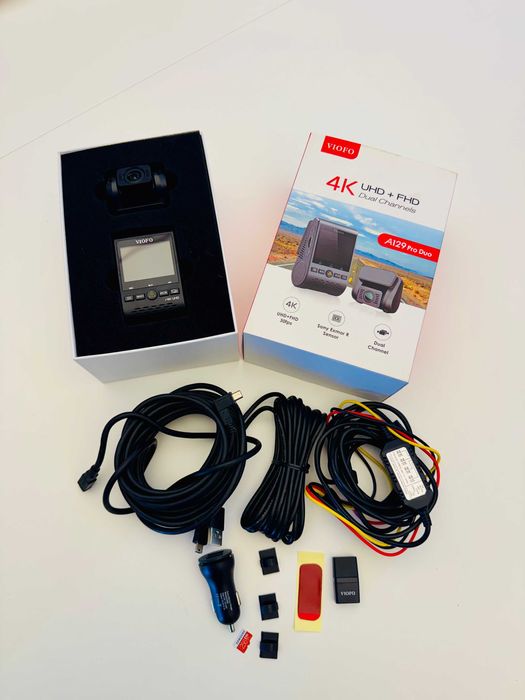 Camera auto fata/spate VIOFO A129 Pro Duo, 4K, WiFi, GPS, det. miscare