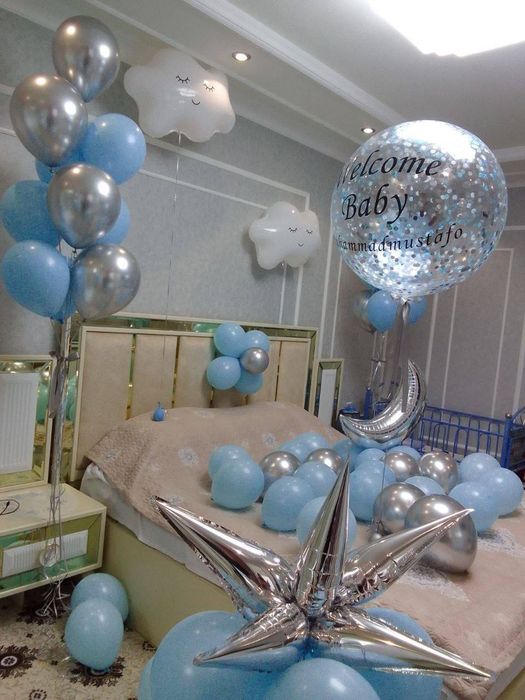 6000sõm Uchar shar Sharlar Vazdushniy geliviy gazli shar