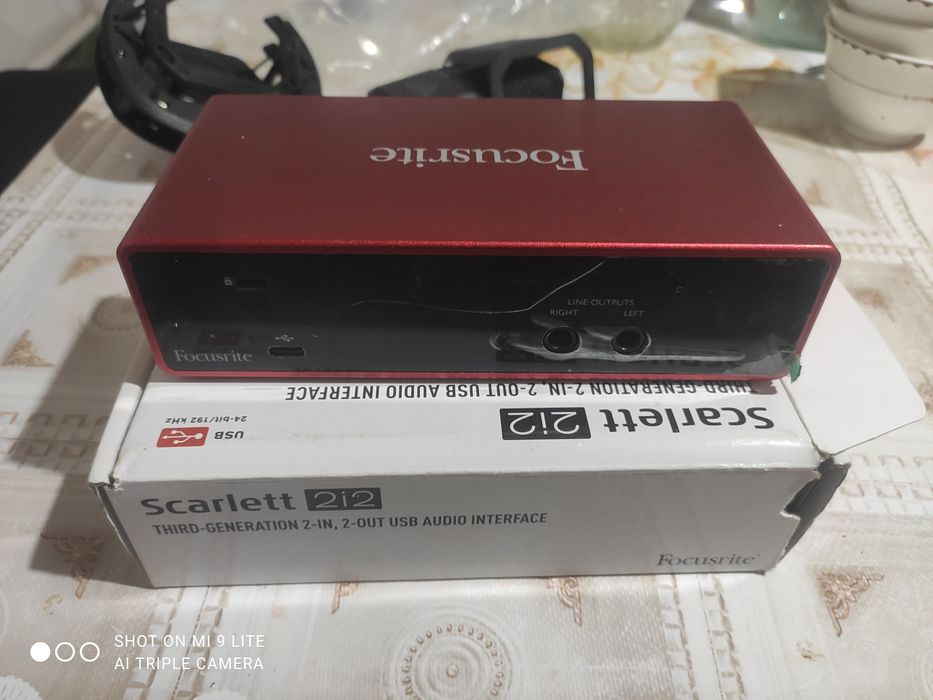 Звуковая карта focusrite scarlet 2i2 3gen