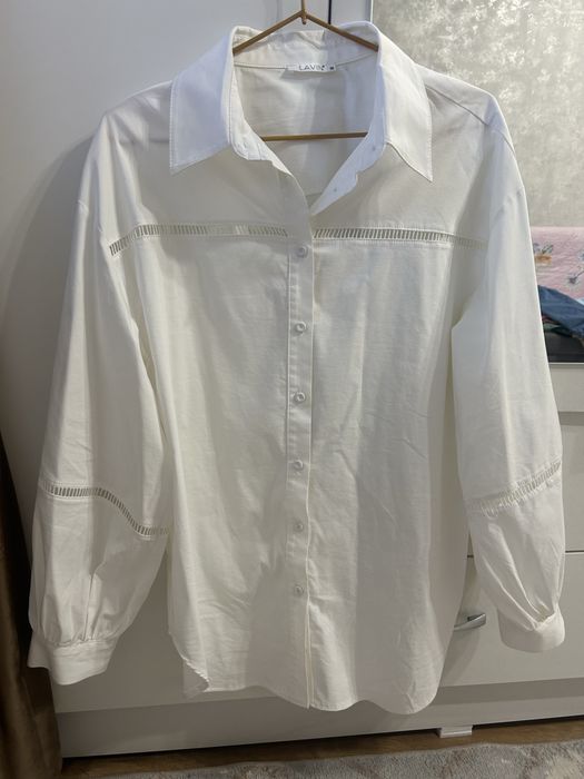 Рубашка белая оверсайз