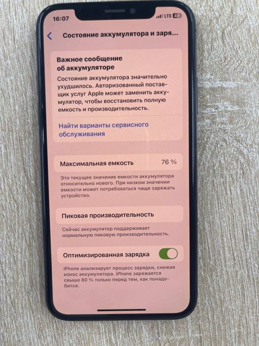 Iphone xs ideal holatda