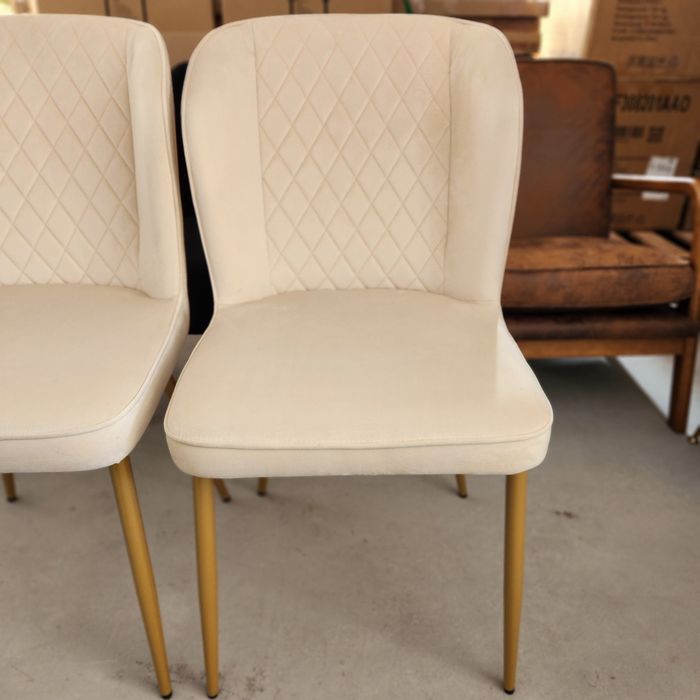 SS30! NOU Set 4 scaune dinning beige