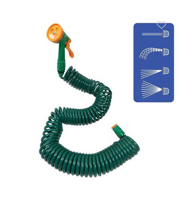 Маркуч за поливане, Спирала, 4 аксесоара, 15м и 20м.