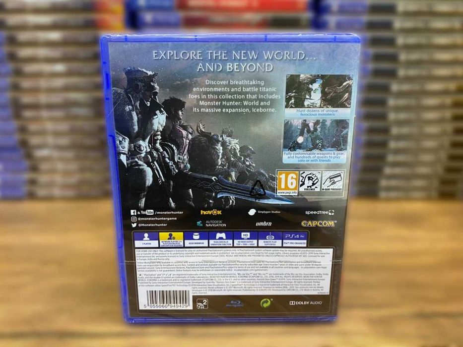 Новый Monster Hunter World: Iceborne Master Edition PS4/PS5 Много Игр