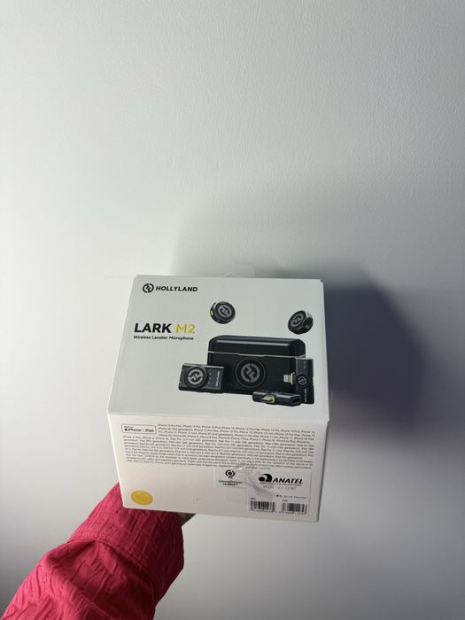 HOLLYLAND Lark M2 Combo mikrofon – yangi, faqat taypsi yo‘qolgan