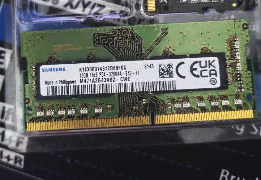 Оригинална лаптоп RAM Samsung 16GB DDR4 3200MHz SO-DIMM