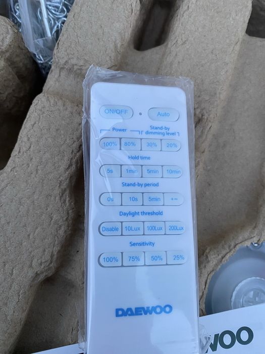 Lampa led industriala Daewoo cu senzor si telecomanda