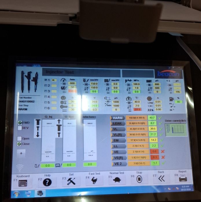 Проверка, диагностика и тест на бензинови и дизелови дюзи
