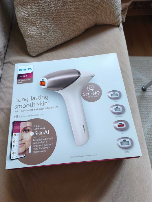 Фотоепилатор Philips Lumea Series 9900 (BRI977/00) с SenseIQ и 4 приставки