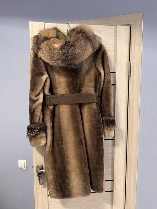 Шуба мутон (цигейка) р-р 44