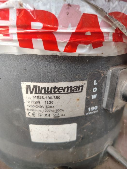 Utilaj profesional Minuteman ME45-190/380 2-Speed – 1200/1500W