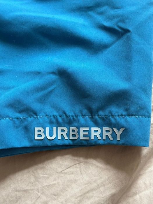 Плавки мужские голубые Burberry