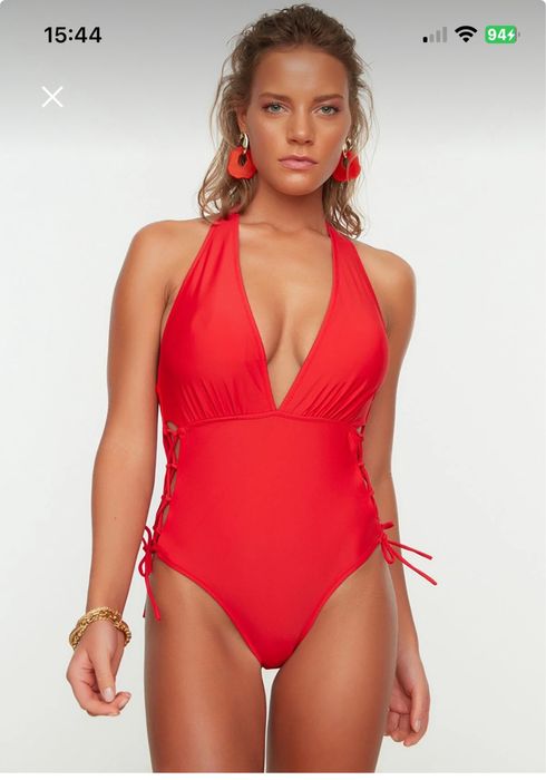 Costum de baie intreg rosu Marime XS