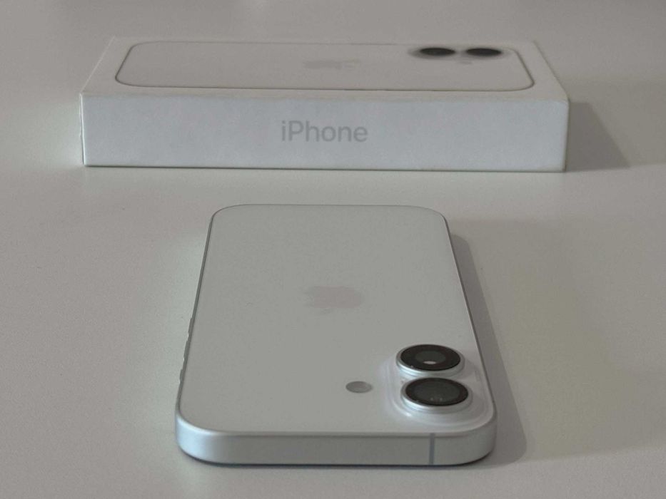 Бартер! Гаранция! Като НОВ! iPhone 17 White (Бял) 100% Батерия.