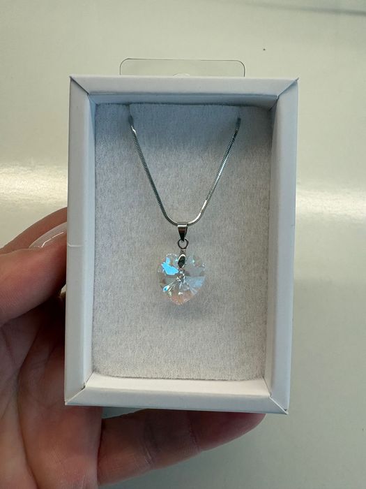 Колие сърце Swarovski