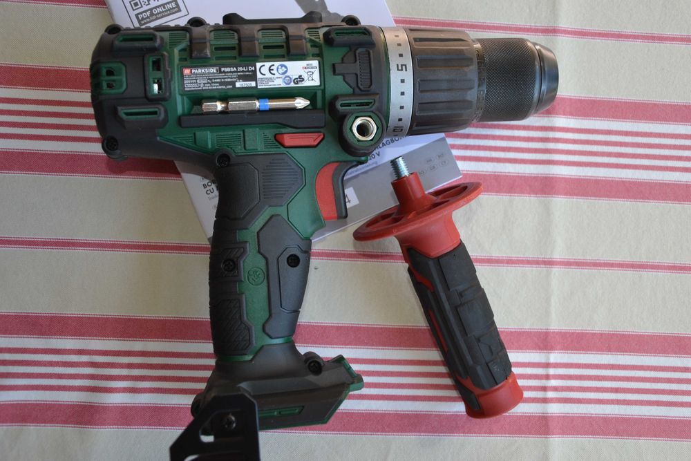 Нов акумулаторен ударен винтоверт Parkside 20V