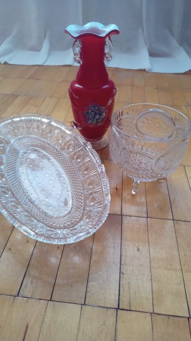 Вазы  хрустальные и для цветов