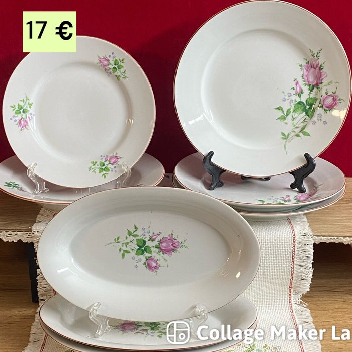 Български порцеланови чинии