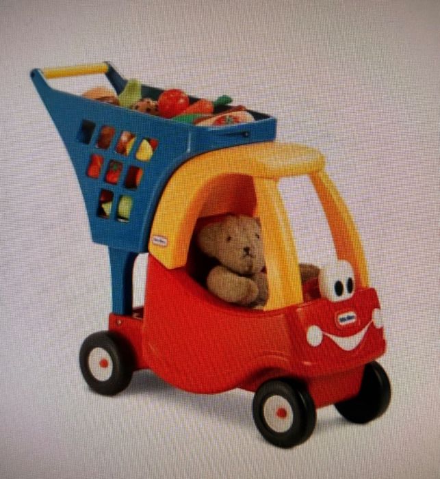 Little Tikes кола за бутане и Little Tikes количка за пазаруване