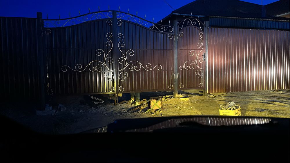 Забор, ограждения участка, забор из профнастила, ворота, калитка,