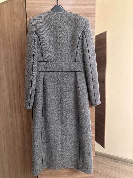 Пальто женское серое размер S