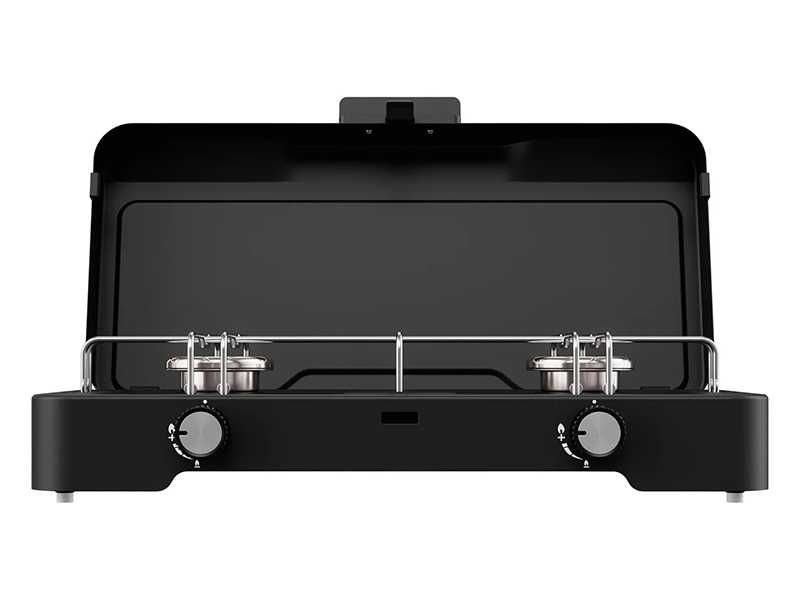 НОВИ! Двоен газов котлон с маркуч и редуцир-вентил къмпинг котлон