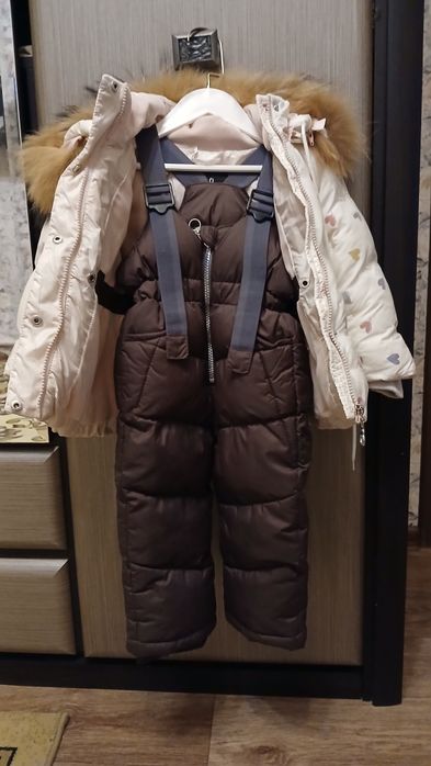 Зимний костюм для девочки.