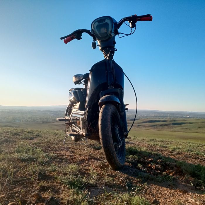 Электро велик на ходу