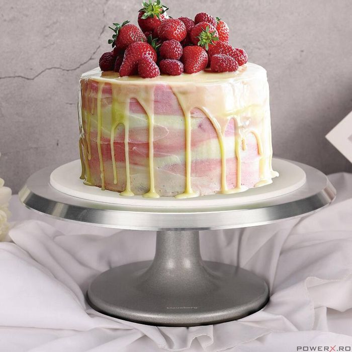 Placa din aliaj de aluminiu, suportul rotativ pentru servit prajituri,