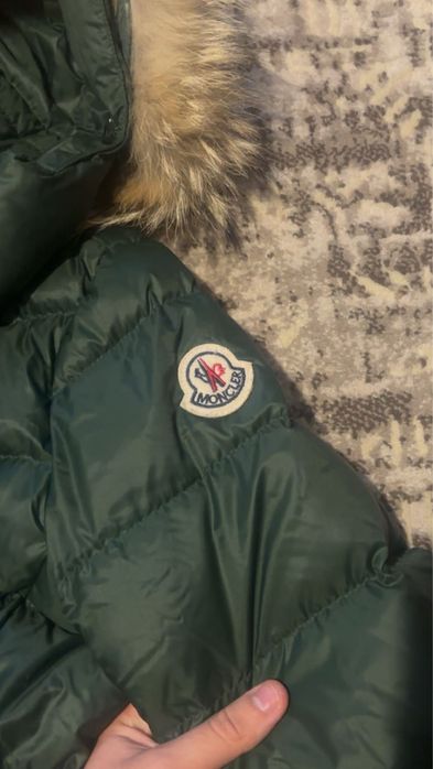 Geaca Moncler de dama cu blana naturala