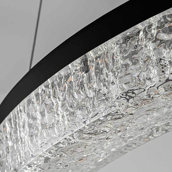 Стилни LED Полилеи пендели Saturn с 2 или 3 кристални ринга. Топ цени
