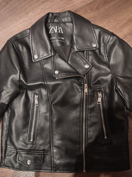 Детско кожено яке ZARA, р-р 130