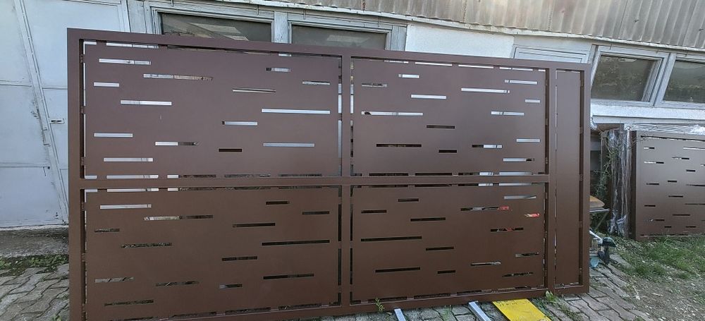 Kit gard ,poarta culisanta si poarta pietonala