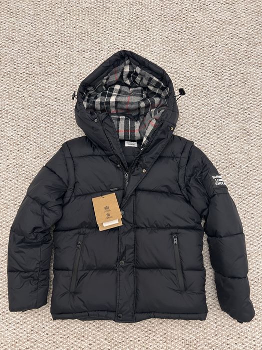 пуховик burberry