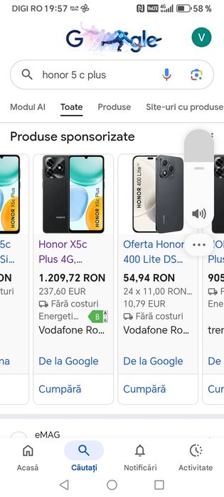 Honor x5c+folosit o luna