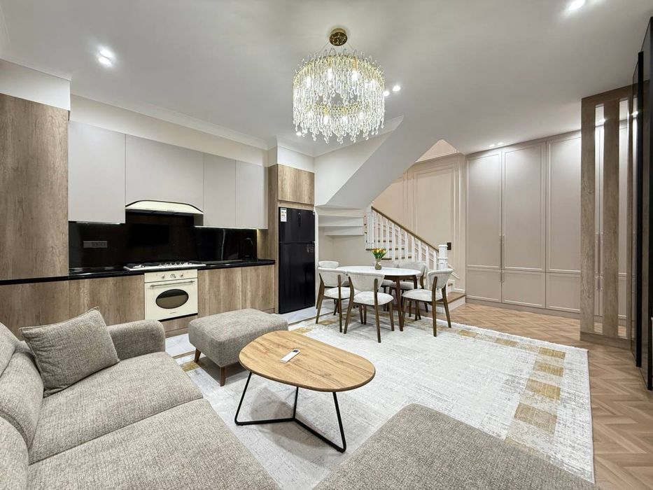 Дуплекс квартира в элитном комплексе комплексе Parisien! 4комнаты140м2