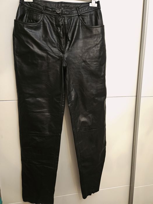 Pantaloni piele naturala