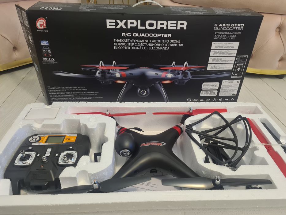Drona Quadcopter cu telecomanda si camera