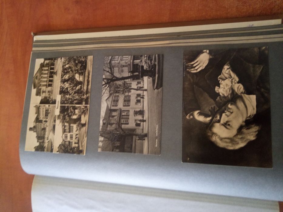 АЛБУМ със Стари Картички и Снимки 148 бр. Големи и 34 бр. Малки