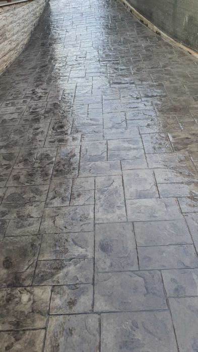 # beton amprentat# pavaj din beton amprentat