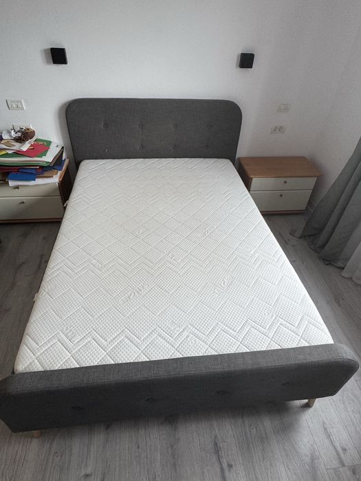 Pat 140x200 cu saltea