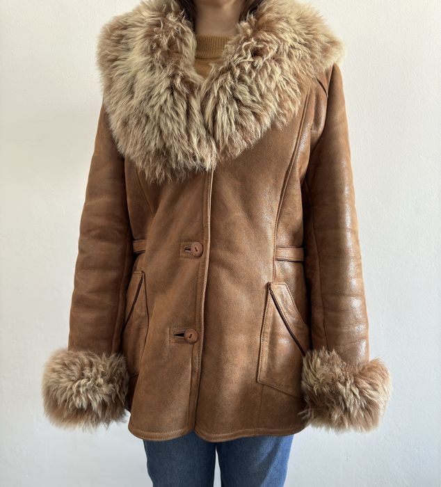 Cojoc damă din blană naturală de oaie